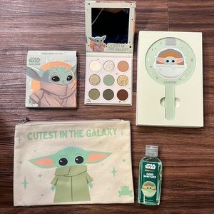 BNIB Baby Yoda colourpop collection